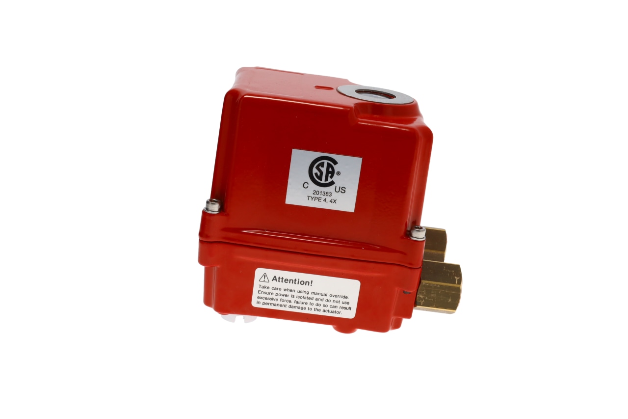 Vanne à Bille De Commande Vapeur 1" TRIAC CONTROLS WED-500CXT 24V - Inox, Neuf Avec Petit Défaut Possible